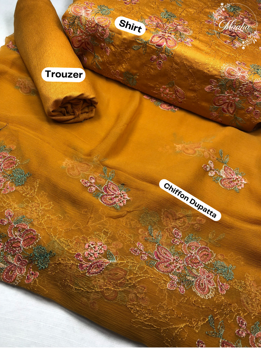 Karandi 3P Chiffon Dupatta