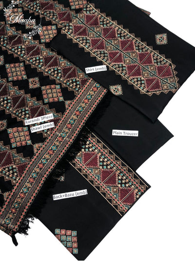 KARANDI SHAWL SUIT