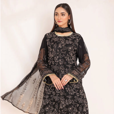 LUXURY CHIFFON EMBROIDERED